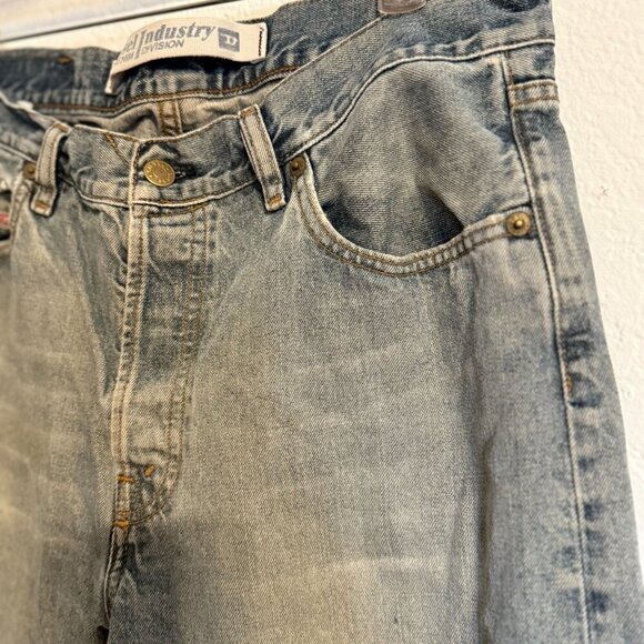 Diesel Industry Denim Division Men's Straight-Leg Jeans Size 34 Made In Italy - Picture 7 of 13